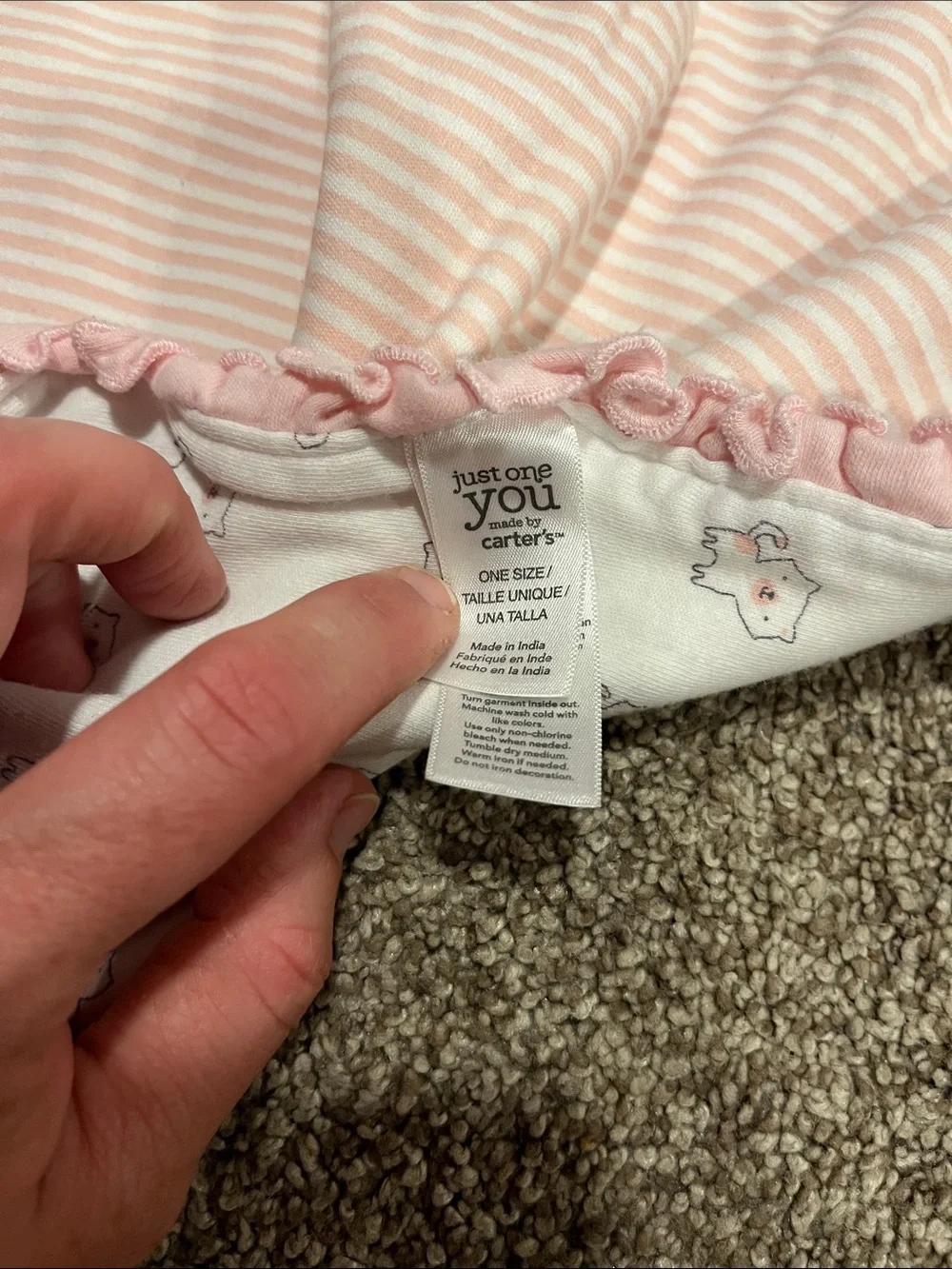 Carters soft pink
